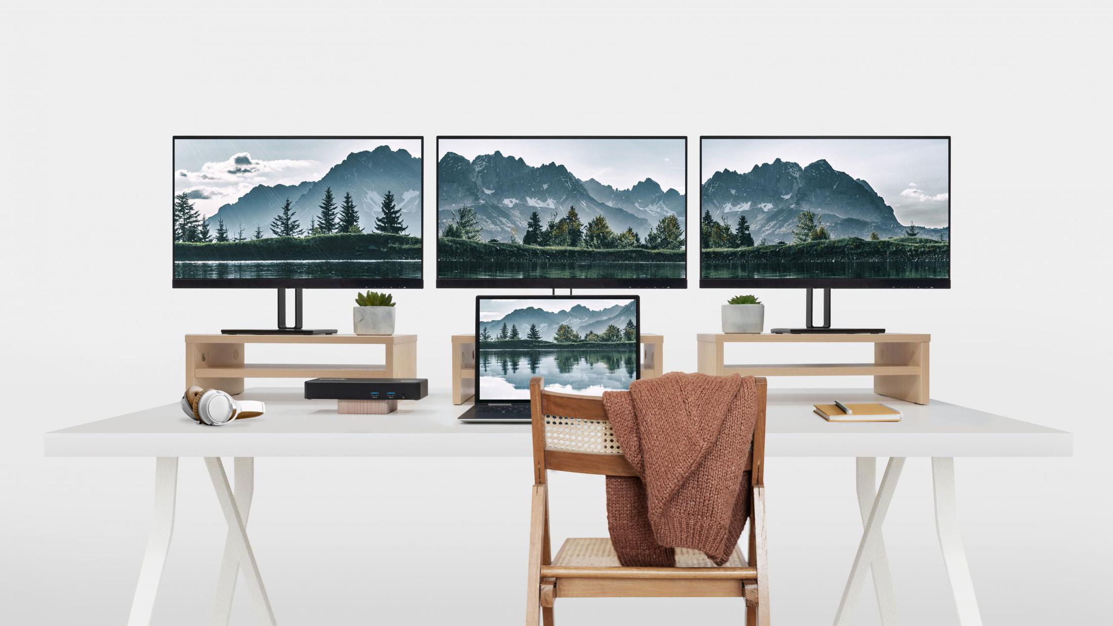 New Triple HDMI Display Docking Station Turns Your Home or Office Into