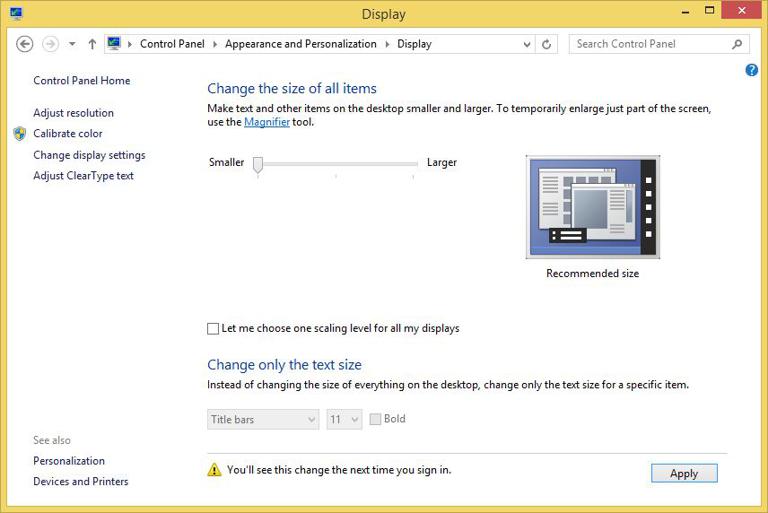 Scale User Interface Control Panel The Scales of Windows Never Seem to Balance ~ Plugable Technologies