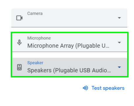 Plugable USB Audio Adapter Default Device