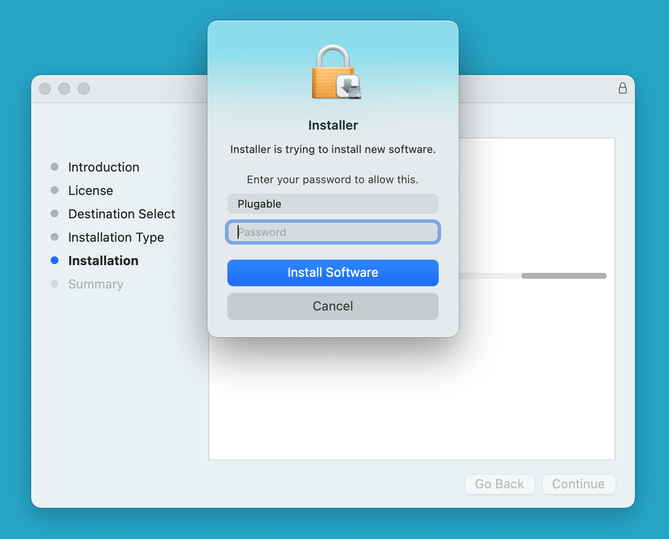 DisplayLink Installer Admin Password Prompt
