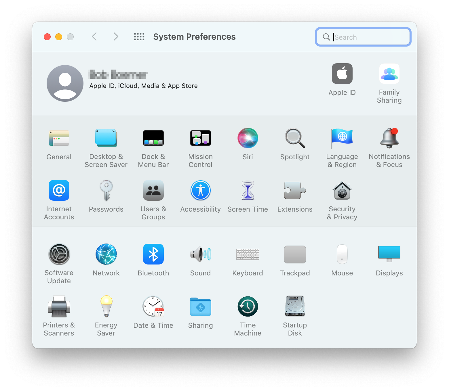 macOS System Preferences