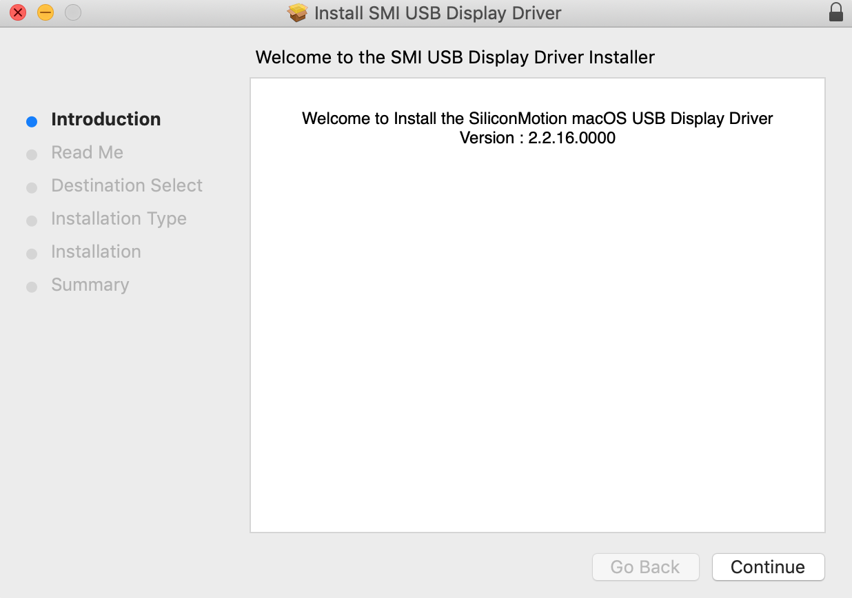 SMI Driver Installation step 3