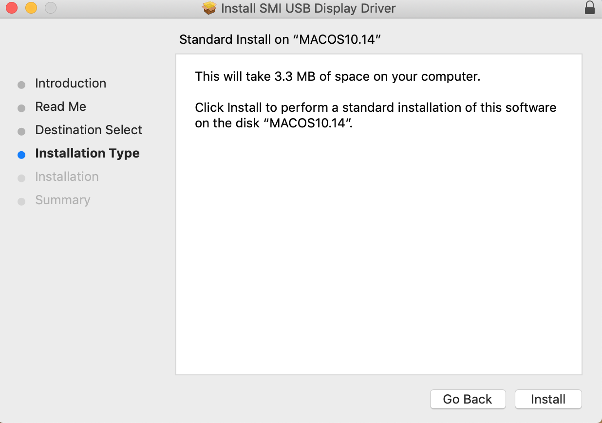 SMI Driver Installation step 5