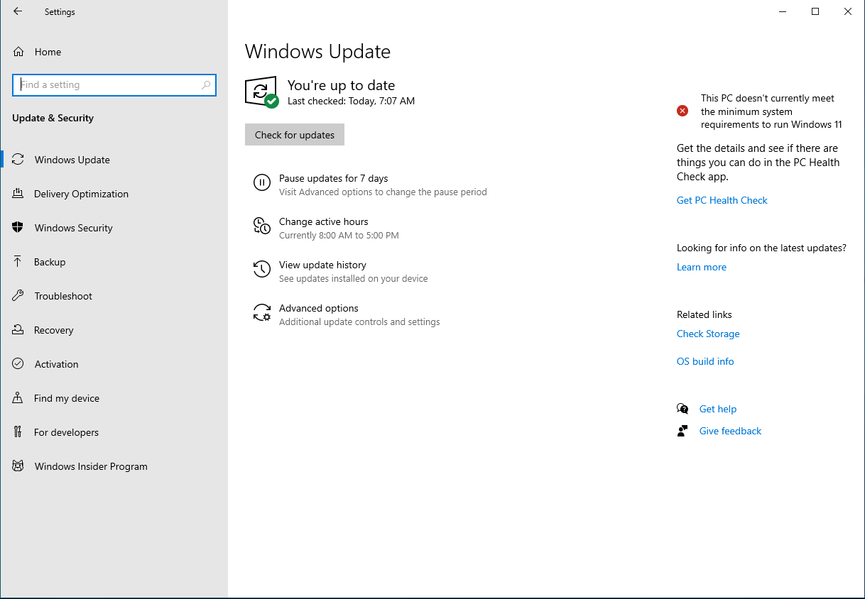 windows 10 windows update