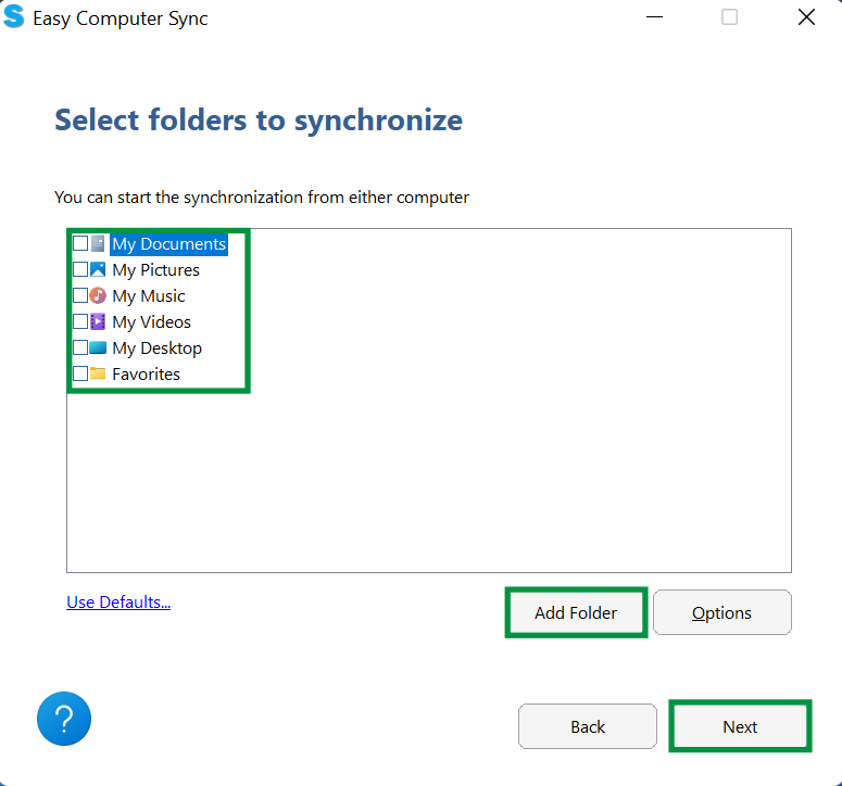 Easy Computer Sync - Sync Mode Demonstration