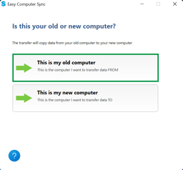 Easy Computer Sync - Transfer Data to New Computer Mode Demonstration