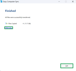 Easy Computer Sync - Transfer Data to New Computer Mode Demonstration