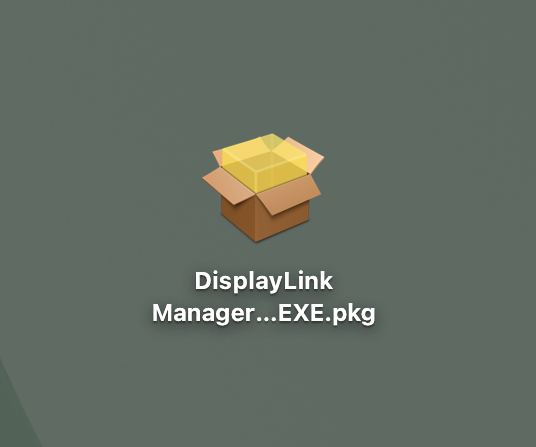 displaylink package on desktop