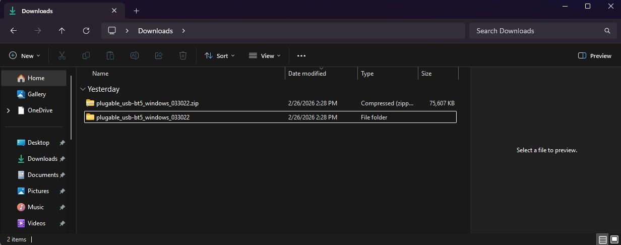 Plugable USB-BT5 Bluetooth 5 Adapter download