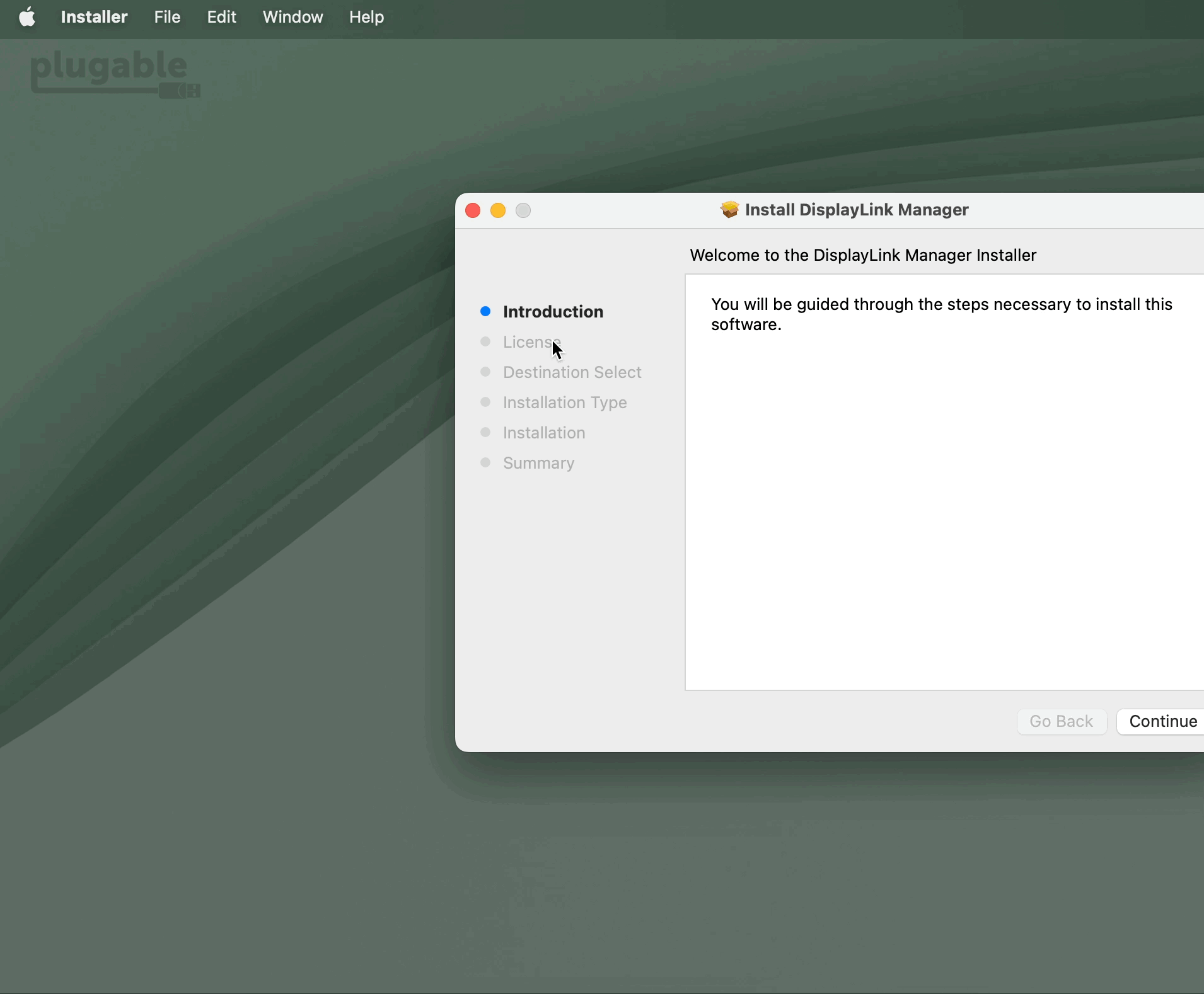 macOS Installer Permission Prompt