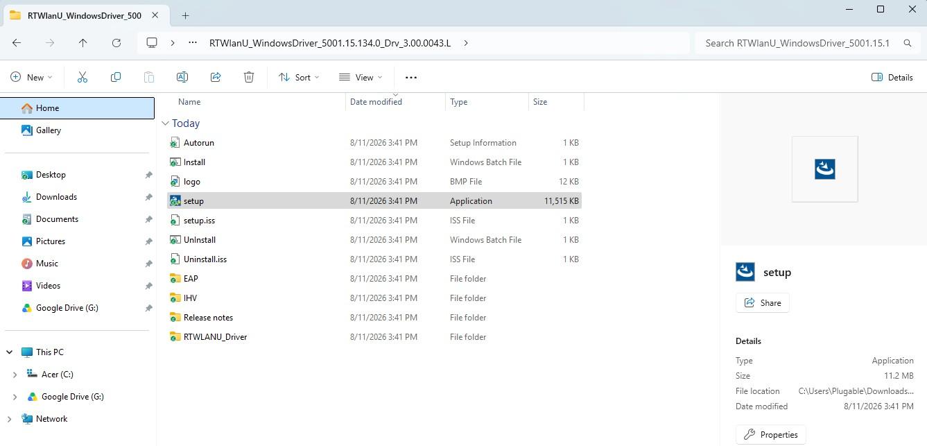 USB WIFIAX Setup