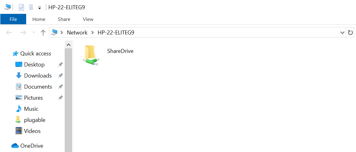 windows file sharing - windows file explorer