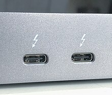 thunderbolt ports on a system photo