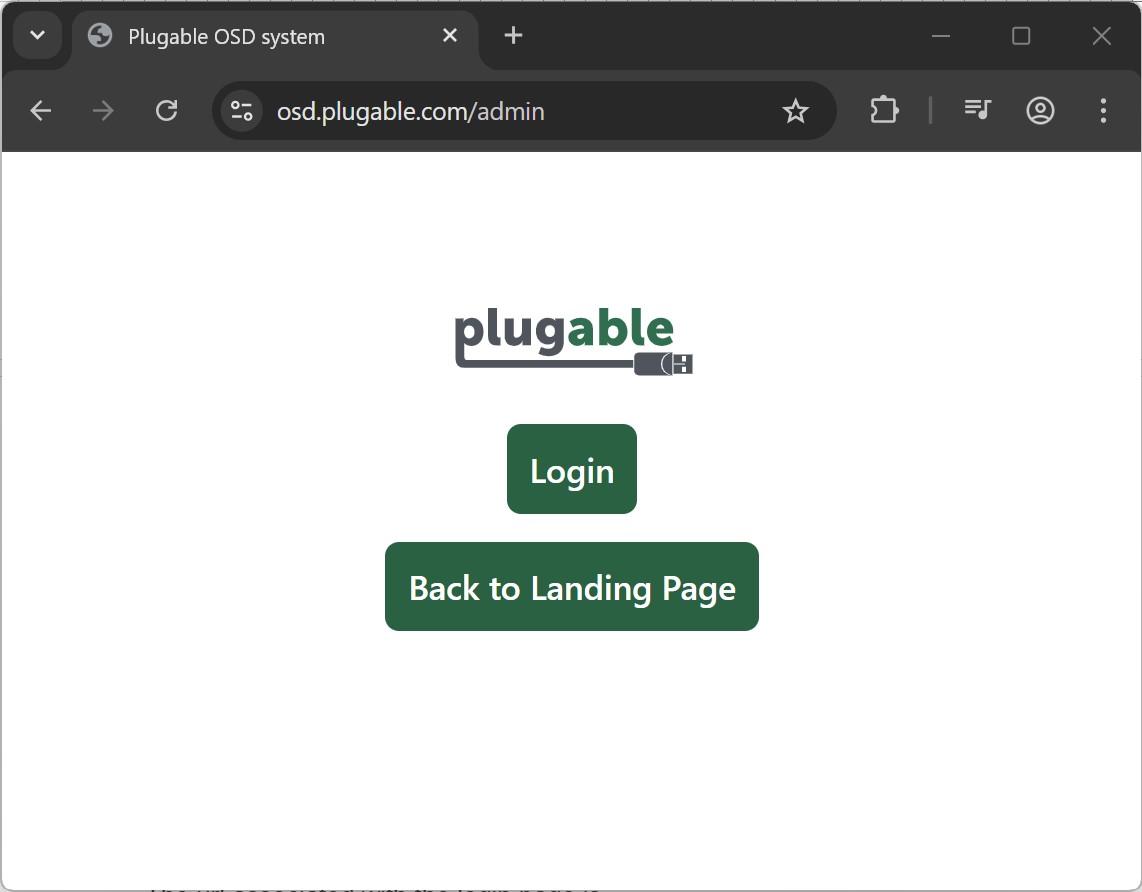 docktag initial login screen