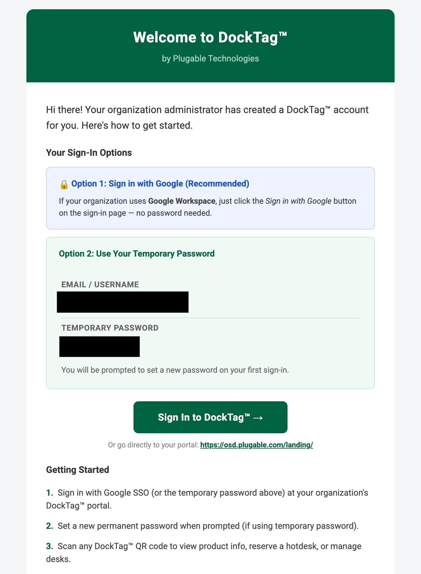 docktag v2 welcome email admin initial setup 001 obfuscated