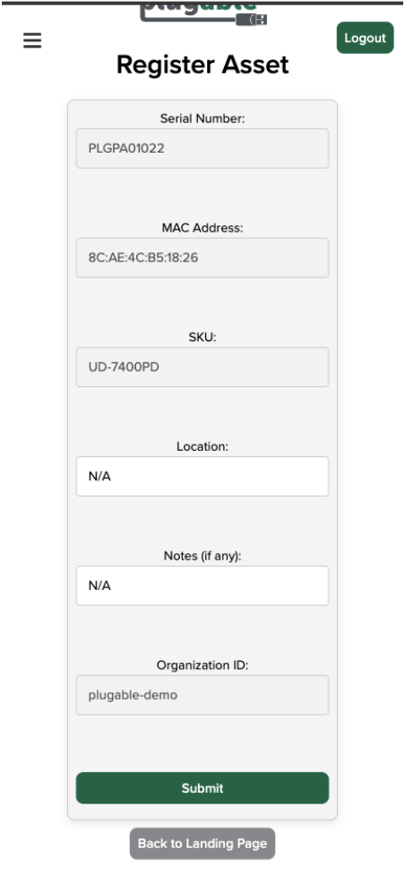 docktag_admin_register_asset_screen_some_fields_empty