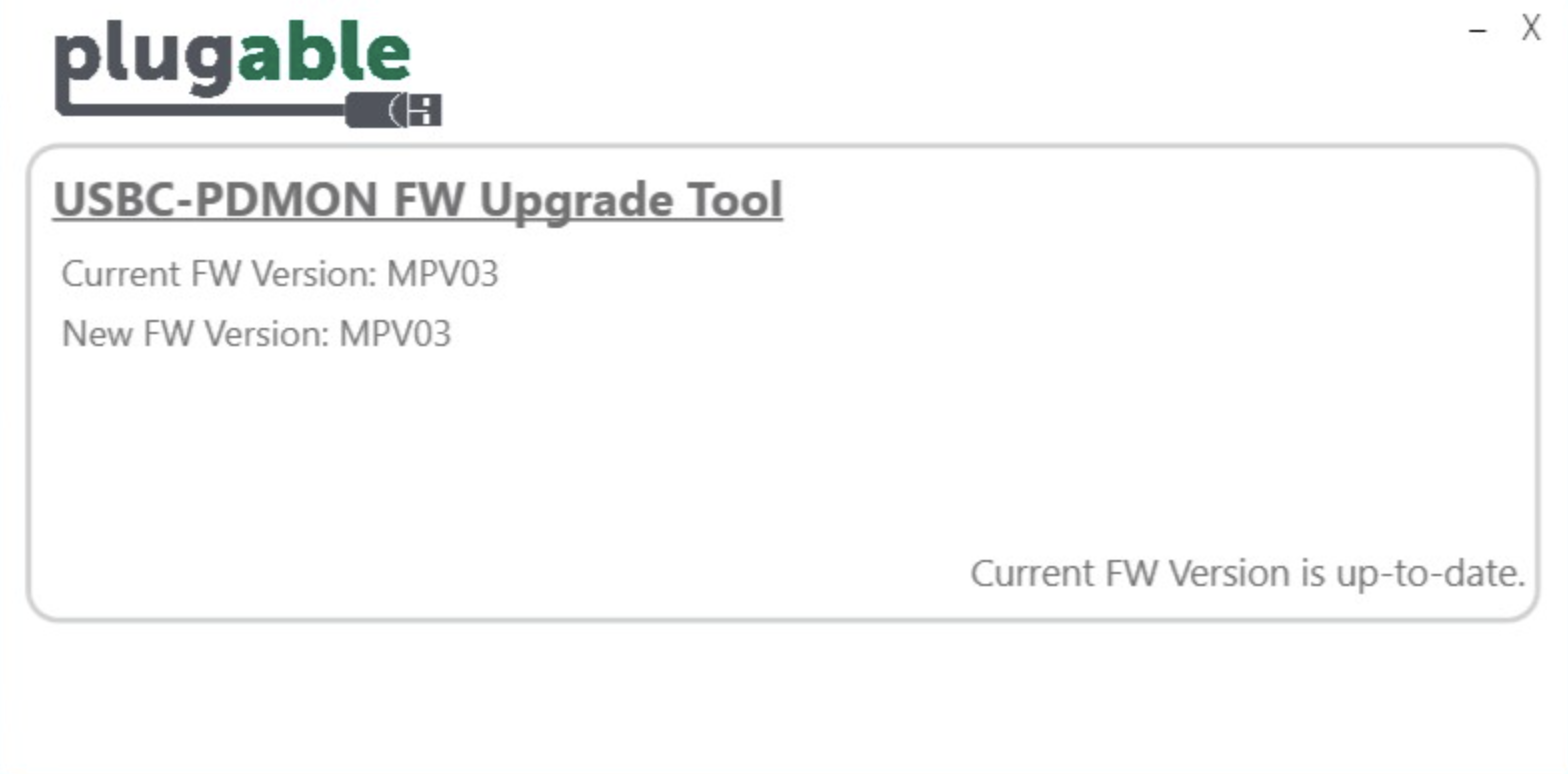 USBC-PDMON DDC-CI Firmware Update Successful