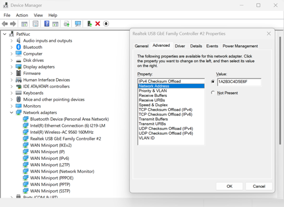 How To - Set a Custom MAC Address in Windows - Plugable Knowledge Base