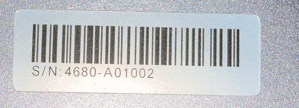 USBC-7IN1E serial number location on product