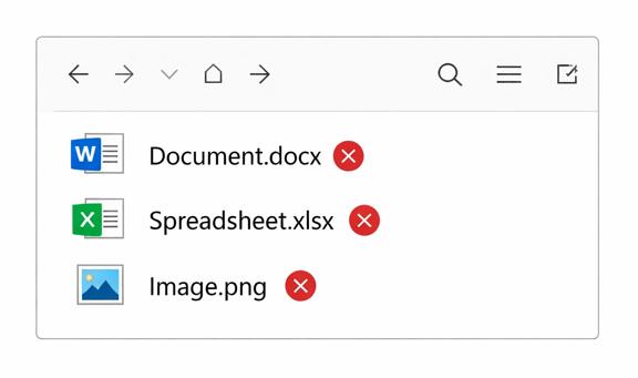microsoft onedrive files with red x