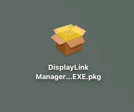 displaylink manager package on desktop