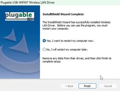 Restart computer prompt