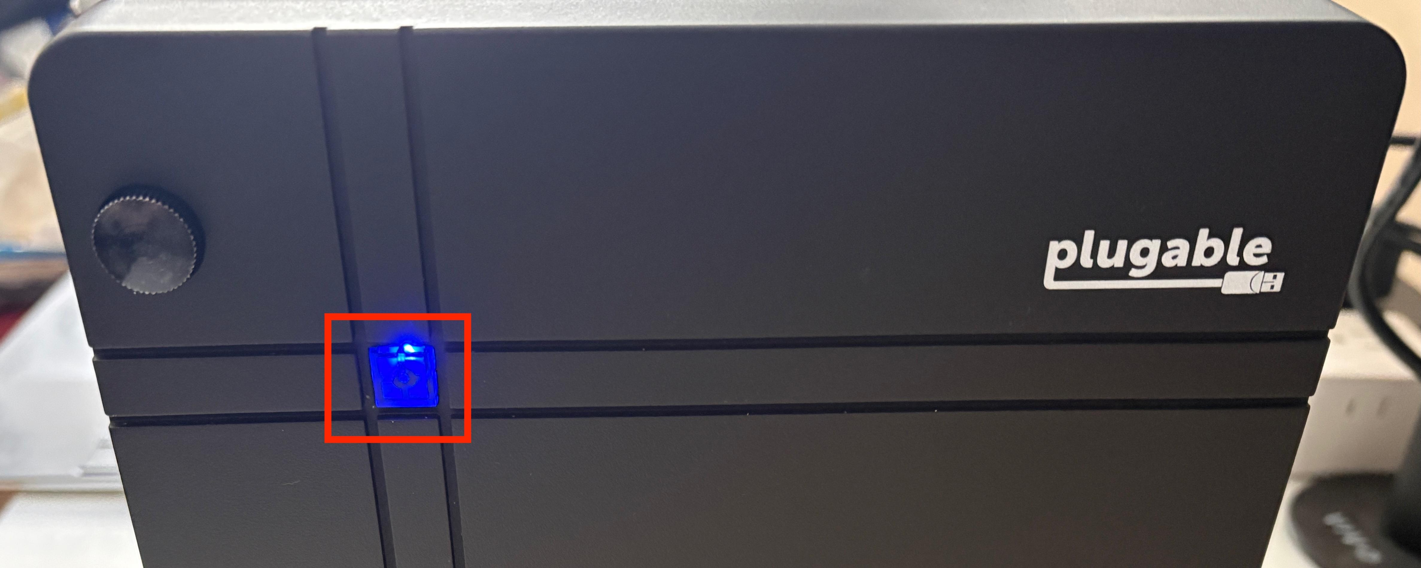 tbt5-ai front view unit powered on indicator light highlighted