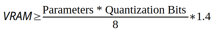 vram estimation equation