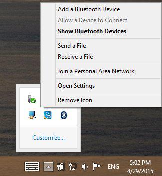 where do bluetooth files go windows 7