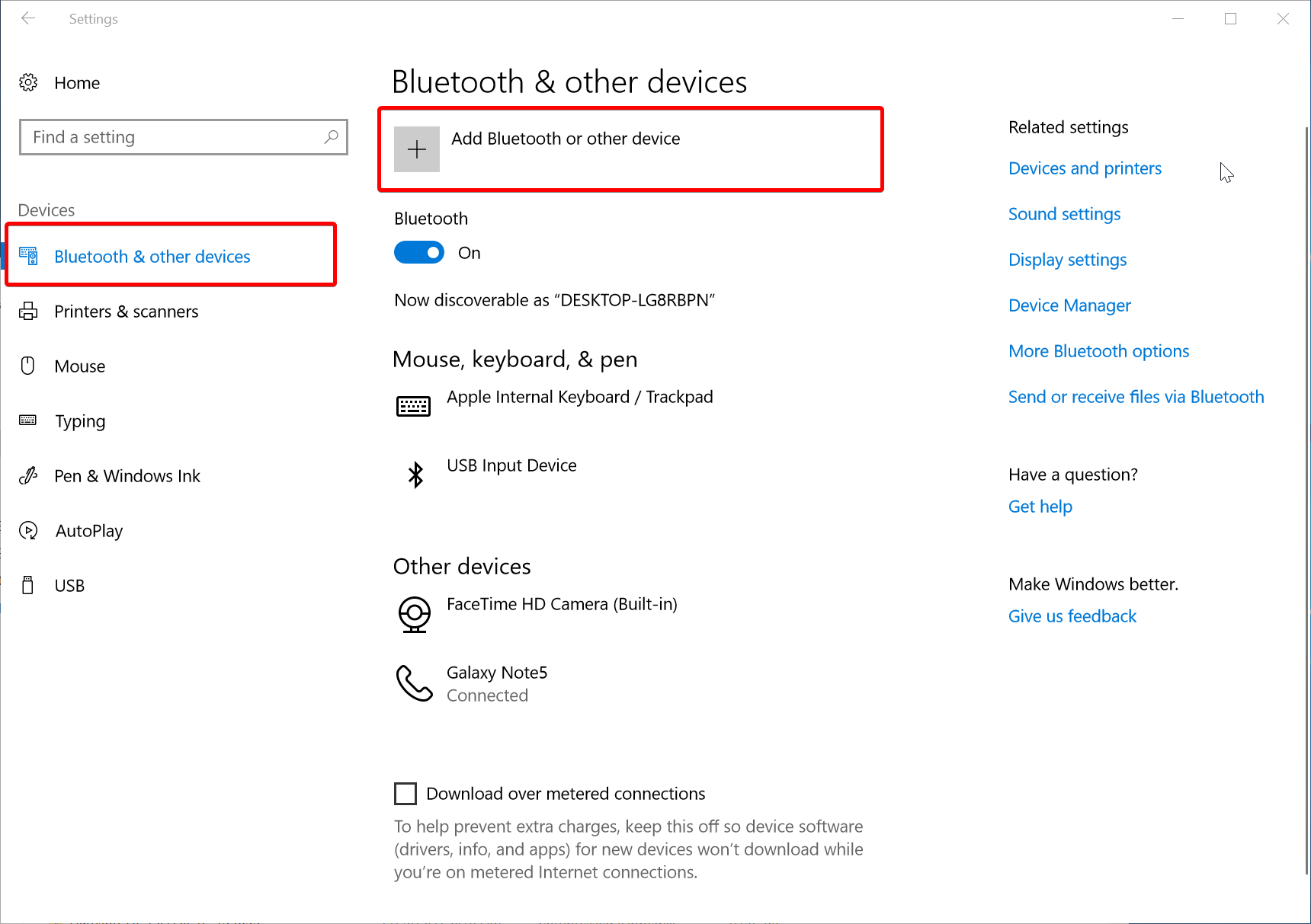 bluetooth handsfree service windows 10