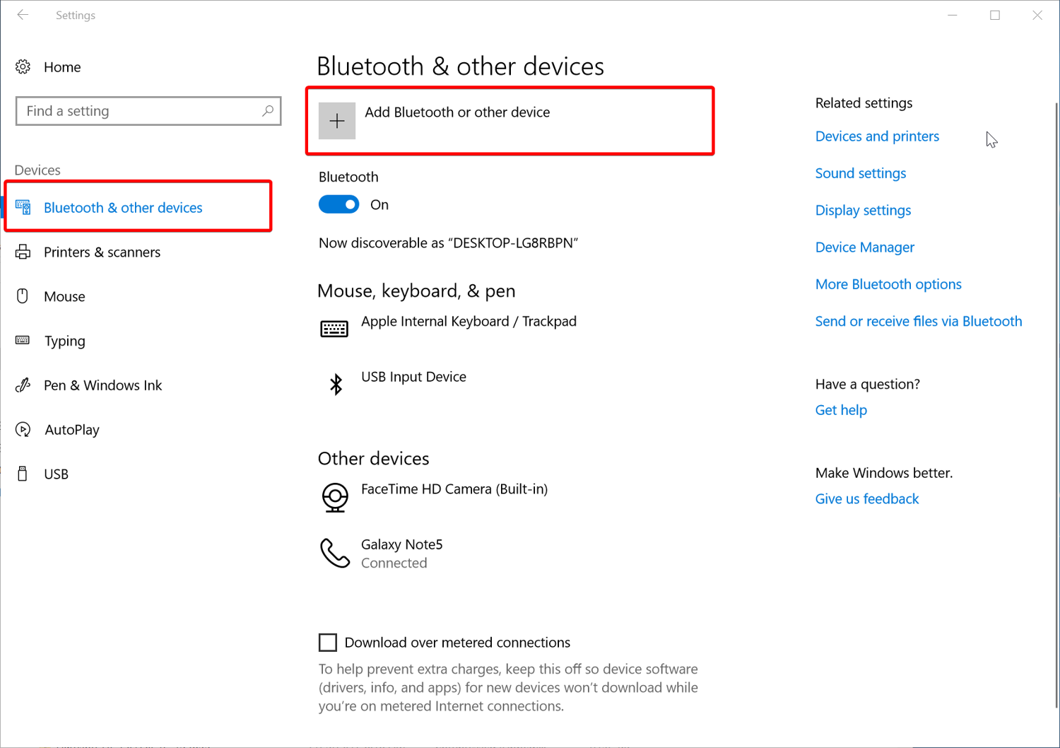 microsoft bluetooth driver update windows 10