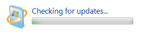 Checking for updates Windows 7