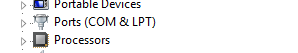 Device Manager Ports COM and LPT section