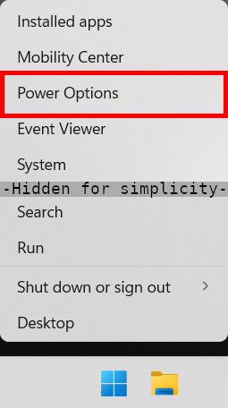 Windows Start Context Menu Truncated