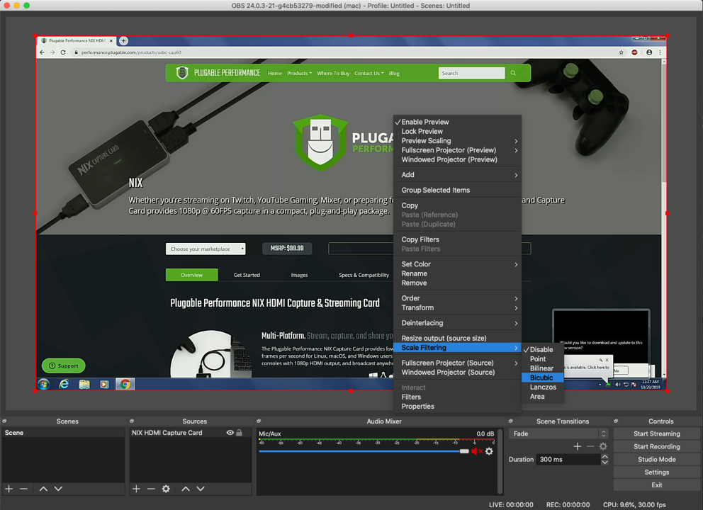 Nix Setup Plugable Performance NIX HDMI Capture Card Advanced Setup Guide ...