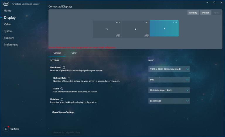 intel graphics command center service