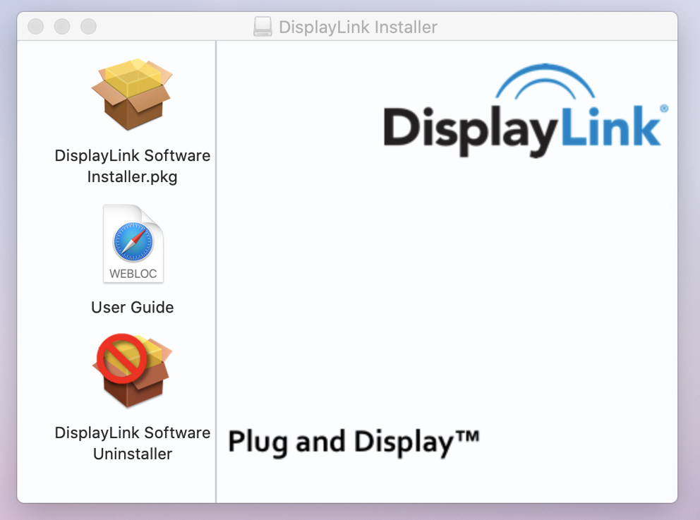 macbook displaylink driver