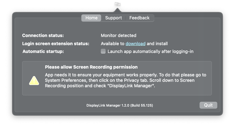 displaylink usb graphics device not connecting windows