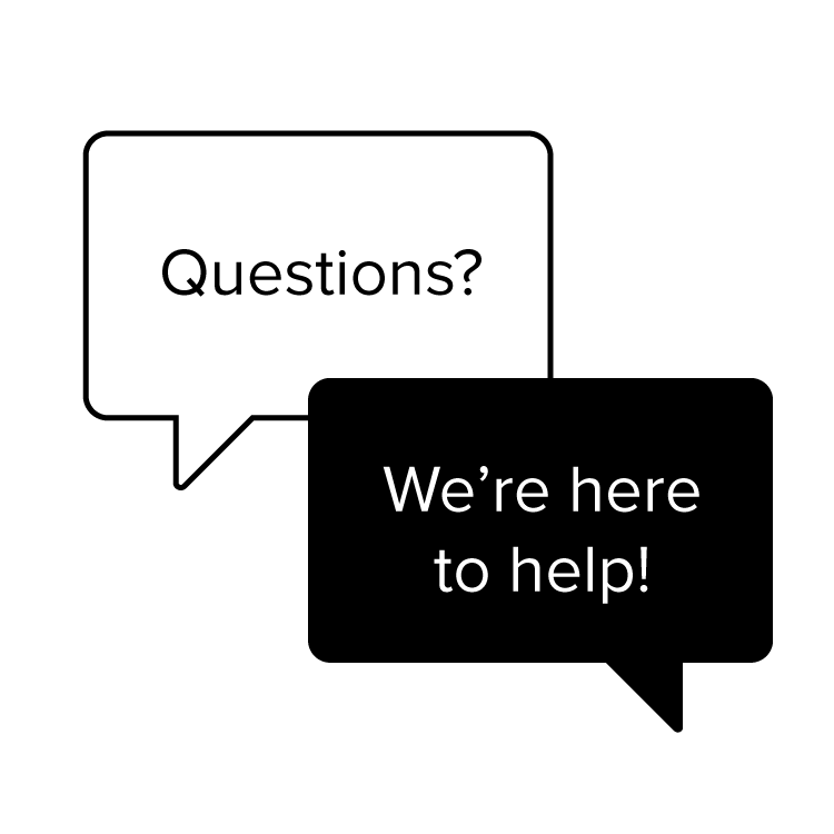 We're here to help