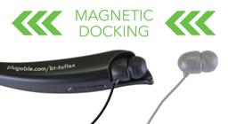 Thumbnail of Magnetic Docking of Earbuds on Bluetooth Wireless Flexible Neckband Headset