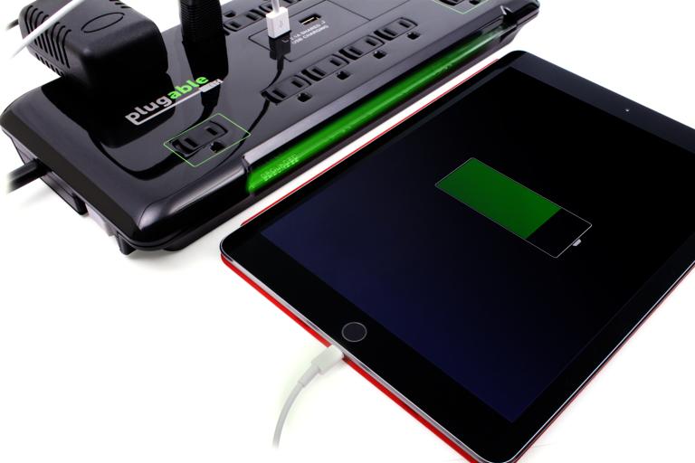In-Use image of the 12- Outlet Power Strip