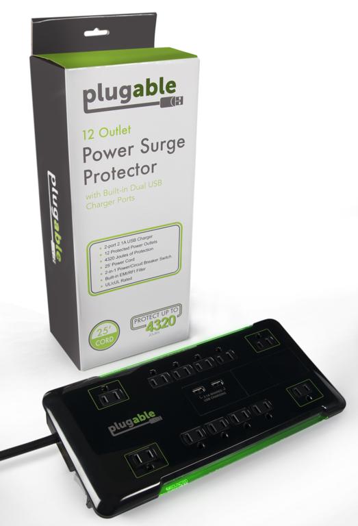 Packaging of the 12-outlet Power Strip