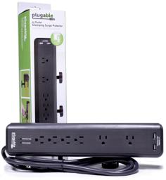 Thumbnail of Plugable 6-Outlet Clamping Desk Mountable Power Strip With 2-Port USB Charger  3