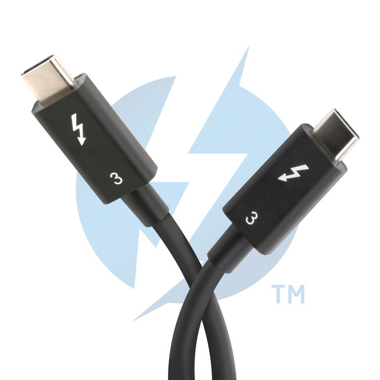 Plugable Thunderbolt 3 Cable (20Gbps, 3.3ft/1m) Plugable Technologies