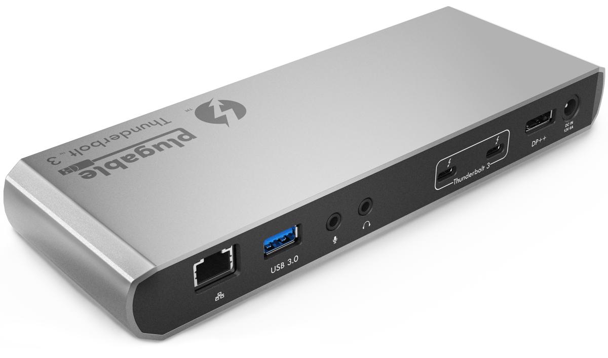 Plugable Single Display Thunderbolt™ 3 Docking Station No Host Chargi