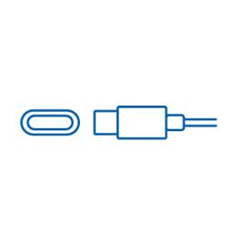 USB-C or Thunderbolt 3 connection