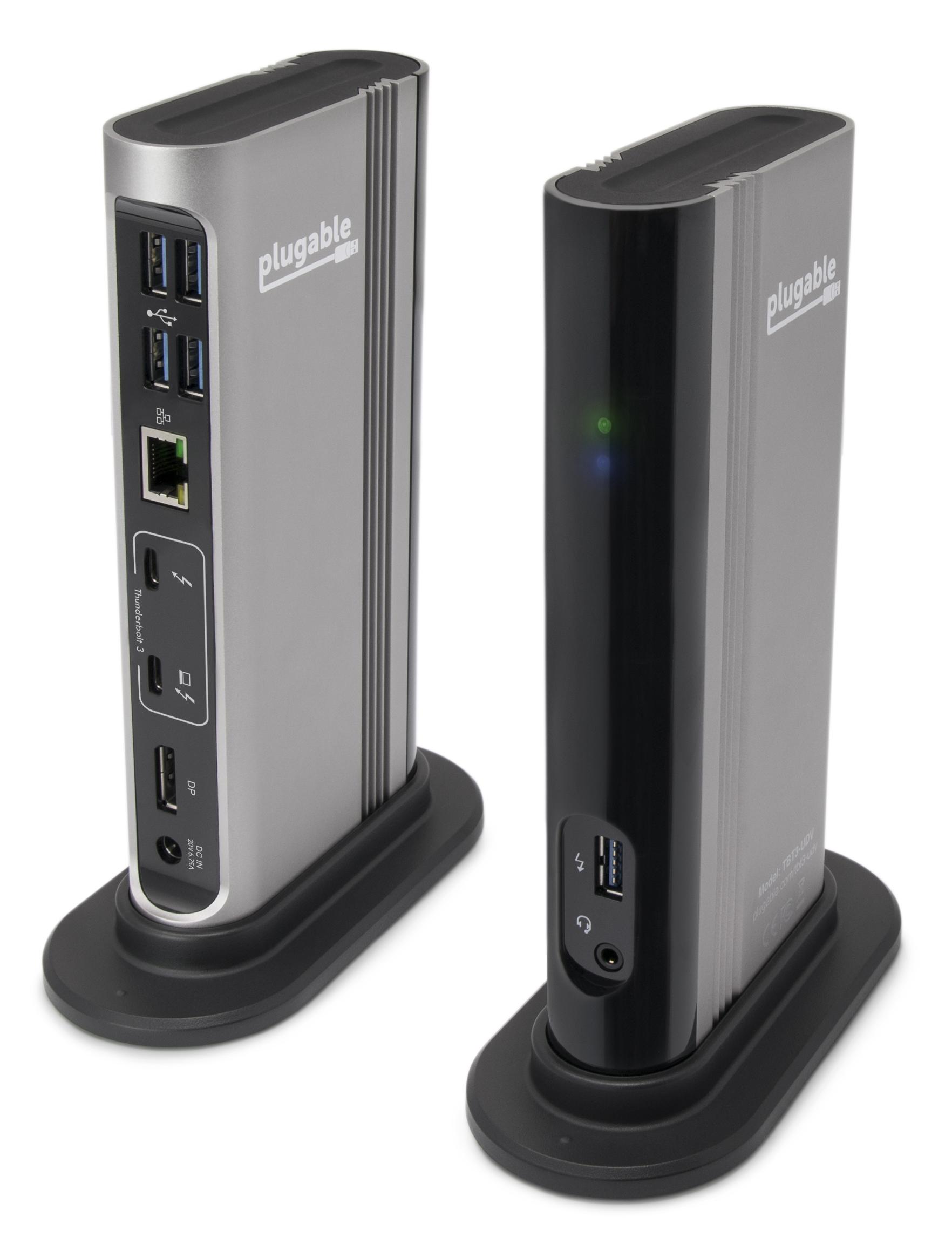 Plugable Thunderbolt 3 Dock With 60w Host Charging Plugable Technologies