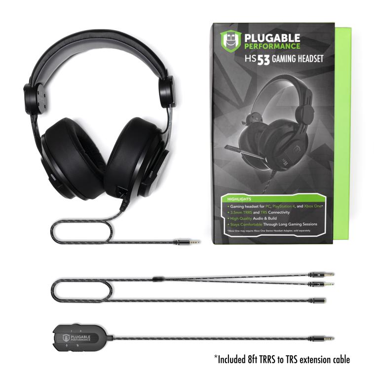 Packaging Details for Plugable Performance Onyx Gaming Headset