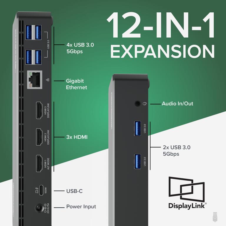 Plugable UD-3900PDZ USB-C Charging