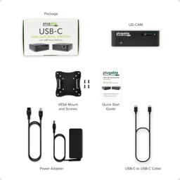 Thumbnail of All included items in package for the UD-CAM dock